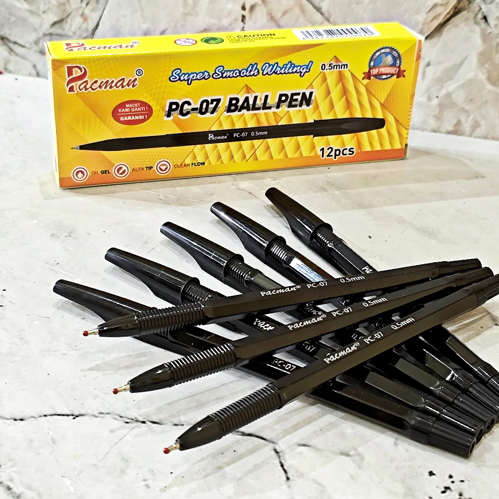 

SELUSIN ( 12 PCS ) Pulpen Pacman PC-07 0.5mm