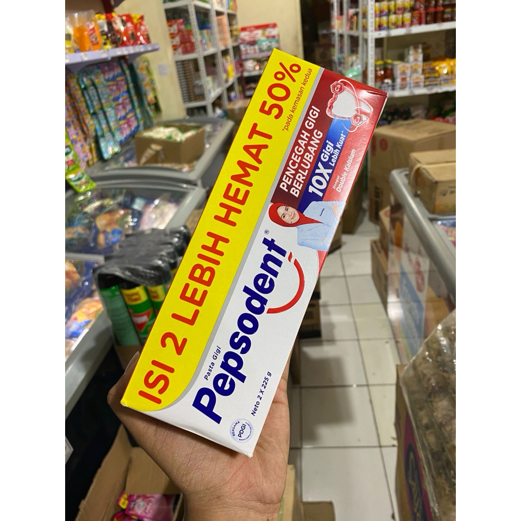 Pepsodent 225gr isi 2