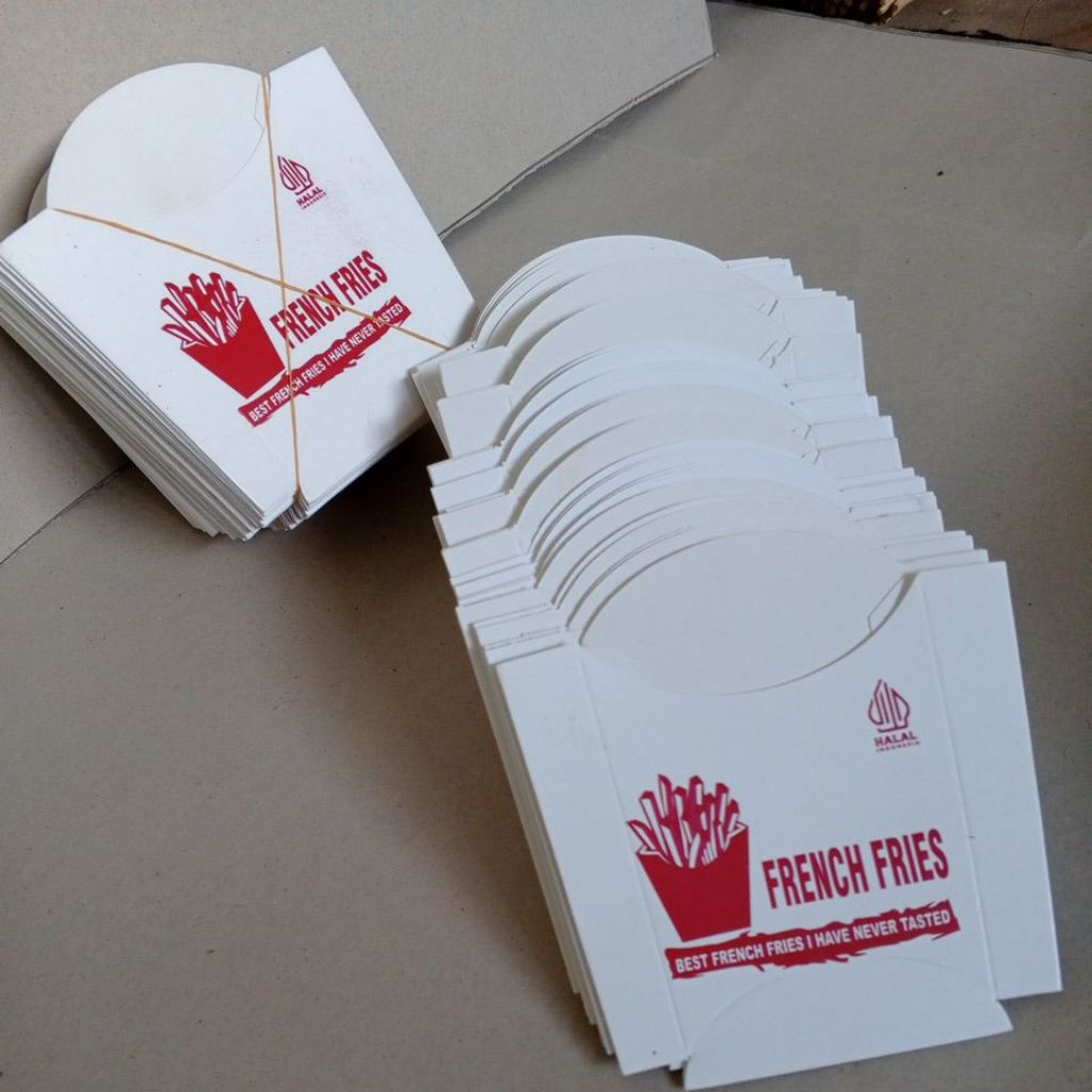 

Box French fries isi 100 / box kentang goreng
