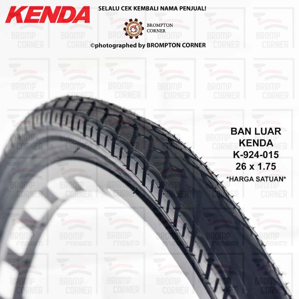 KENDA BAN LUAR - PERFORMANCE [DN] 26 X 1.75 - K924 -ETRTO 47-559