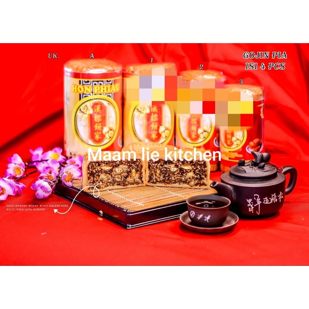 Pia gojin  / kue bulan singkawang/ kue bukan kalimantan