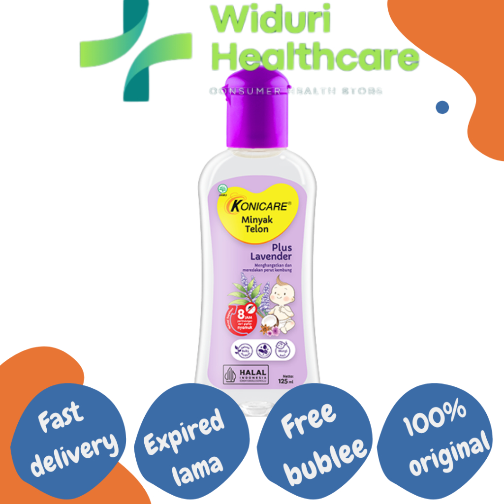 Konicare Minyak Telon Plus Lavender 125ml / Minyak Telon Konicare 125ml Plus Lavender