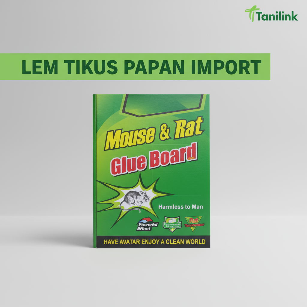 LEM TIKUS PAPAN HIJAU IMPORT/ PERANGKAP TIKUS/ LEM TIKUS PAPAN
