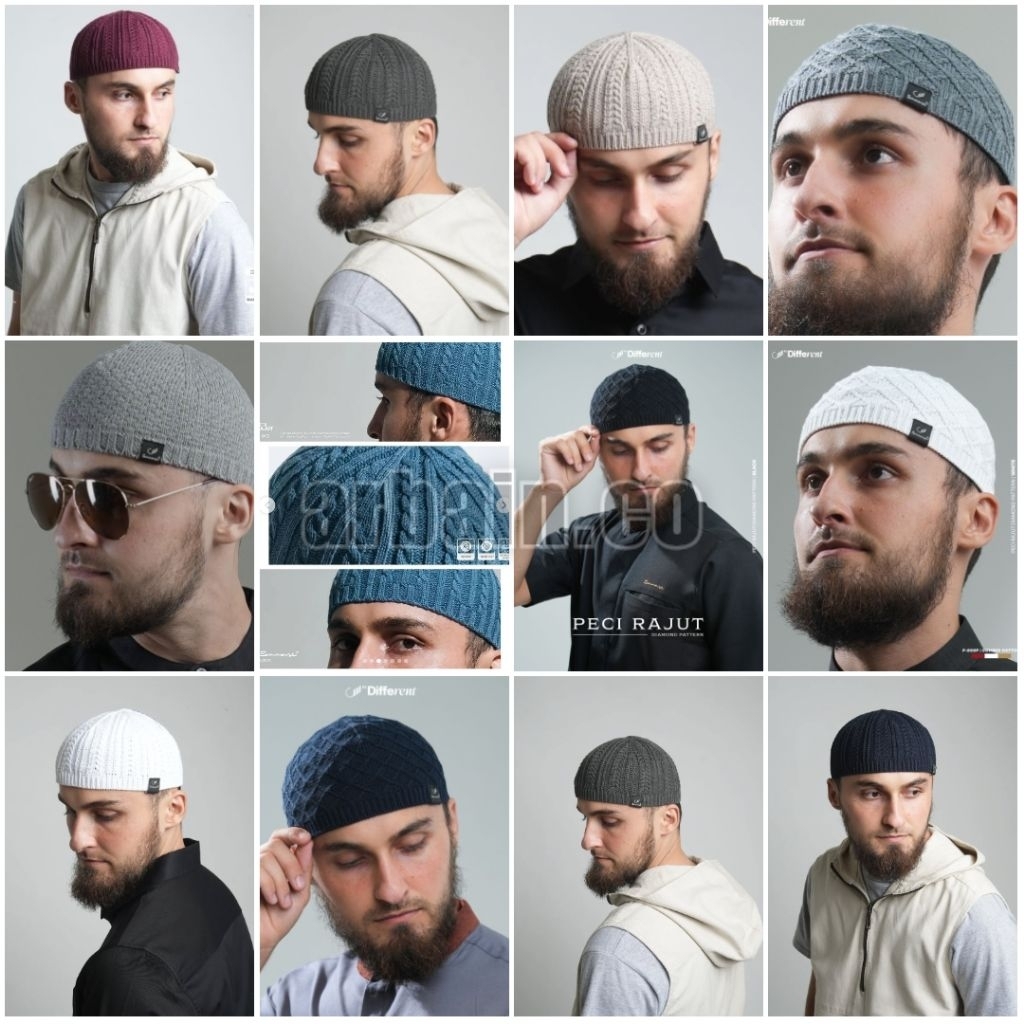 Peci Rajut Polos SAMASE Original - Nyaman, Stylish, Premium