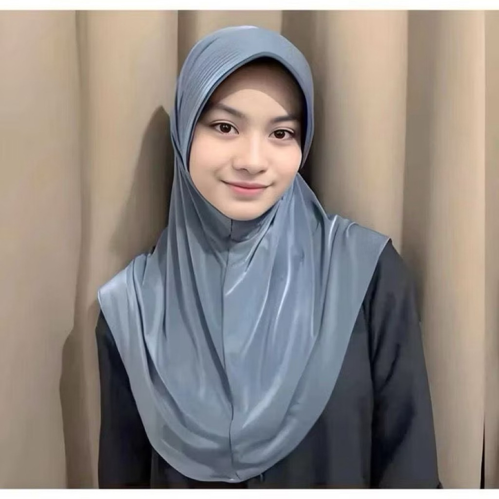 Kerudung Sport Ukuran M/ Hijab Sport/ Kerudung Bergo Pet Tebal/ Kerudung Bergo/ Kerudung Bergo Ukura