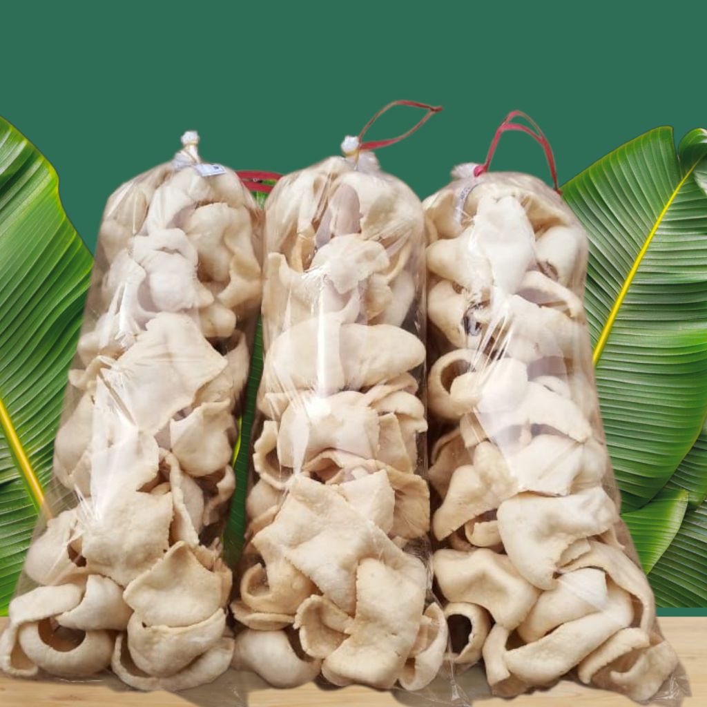 

[PAKET HEMAT] Kerupuk Bawang Kating MJM Siap Saji 175 Gram (3 pc)