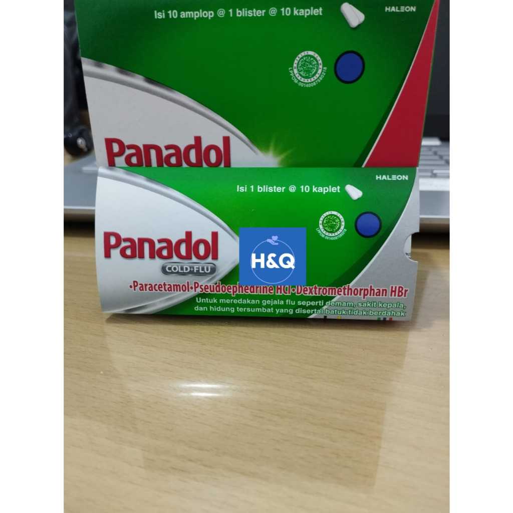PANADOL HIJAU FLU DAN BATUK ( 1 STRIP @ 10 KAPLET )