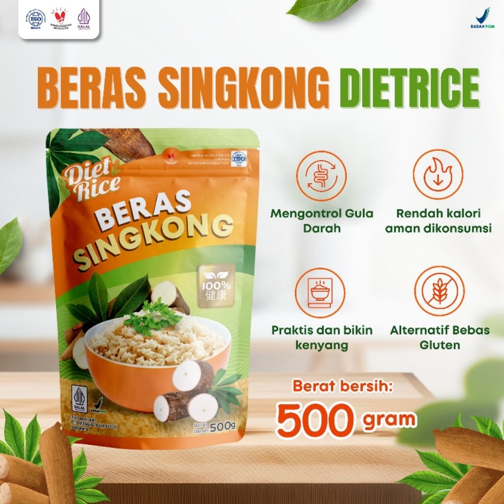 

Beras Singkong DIETRICE 500 gram
