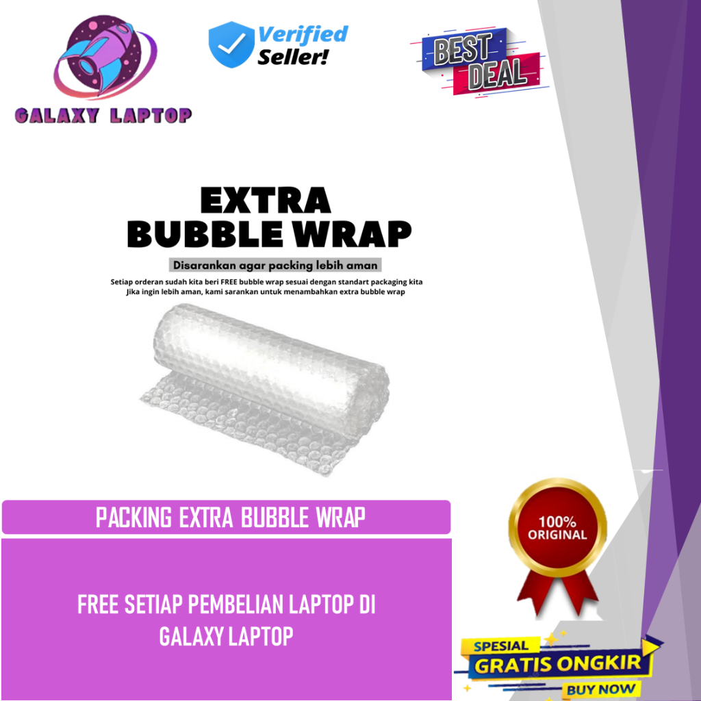 

EXTRA BUBBLE WRAP TEBAL UNTUK PACKINGAN