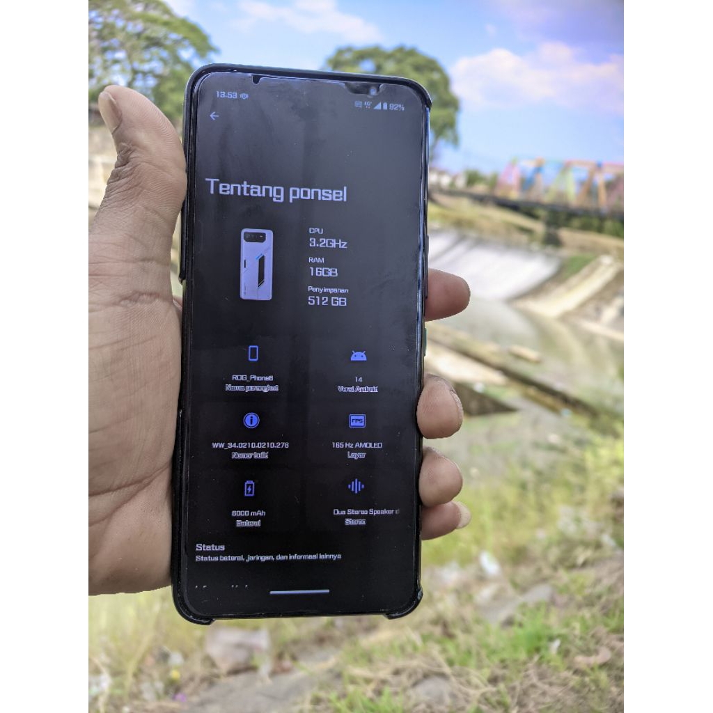 ROG PHONE 6 RAM 16GB/512GB
