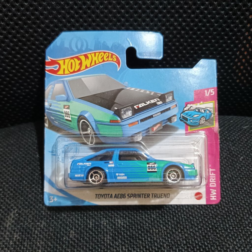 Hotwheels toyota Ae86 Falken (Shortcard) bubble crack