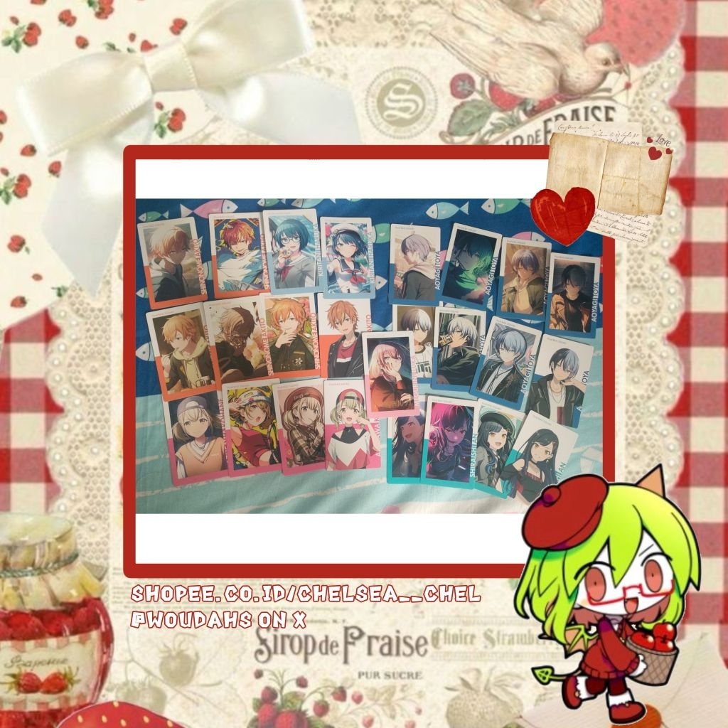 [BACA DESKRIPSI] various epick set and foil vivid bad squad vocaloid aoyagi toya shinonome akito azu