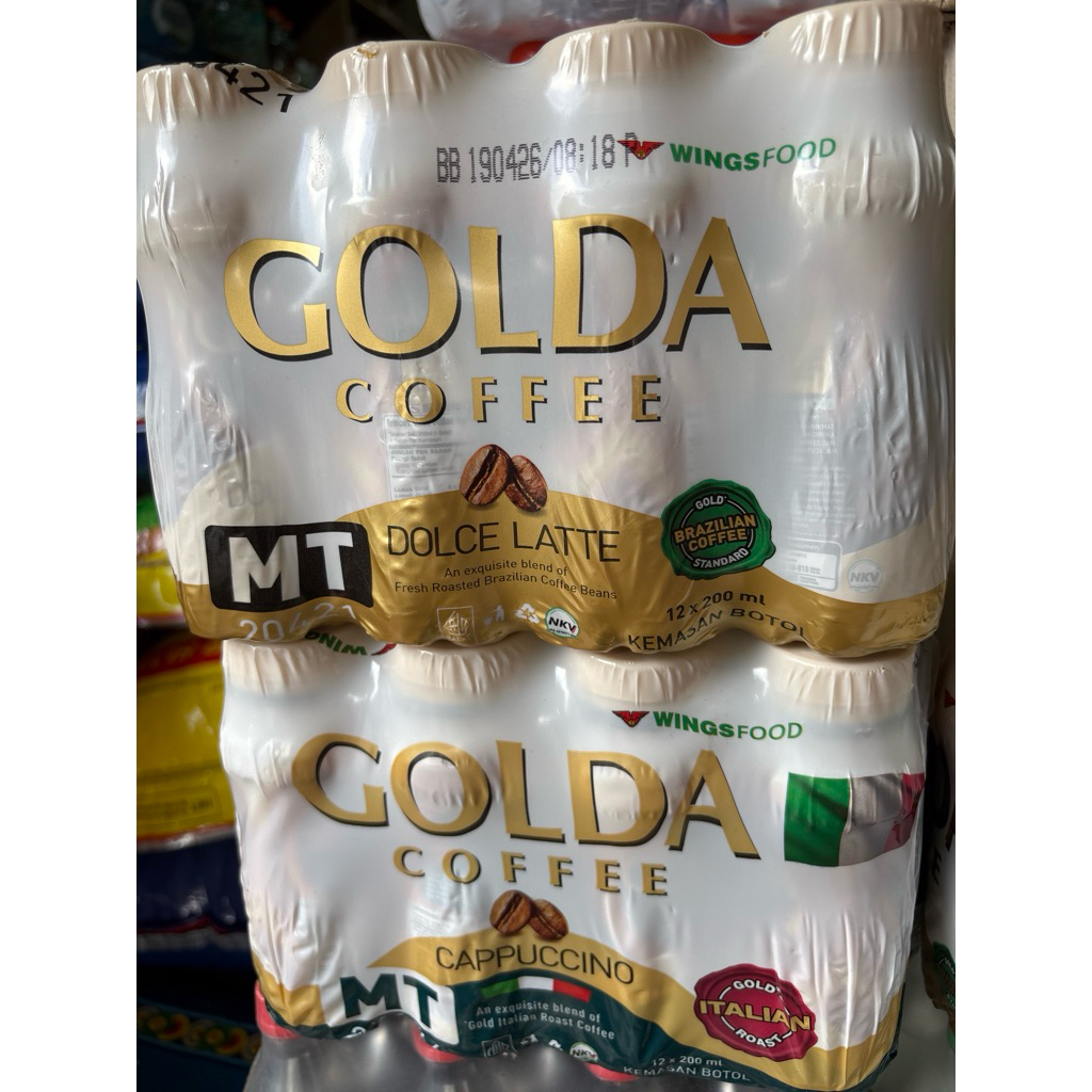 

golda coffee dolce latte/cappuccino 1 krat isi 12pcs (grosir)