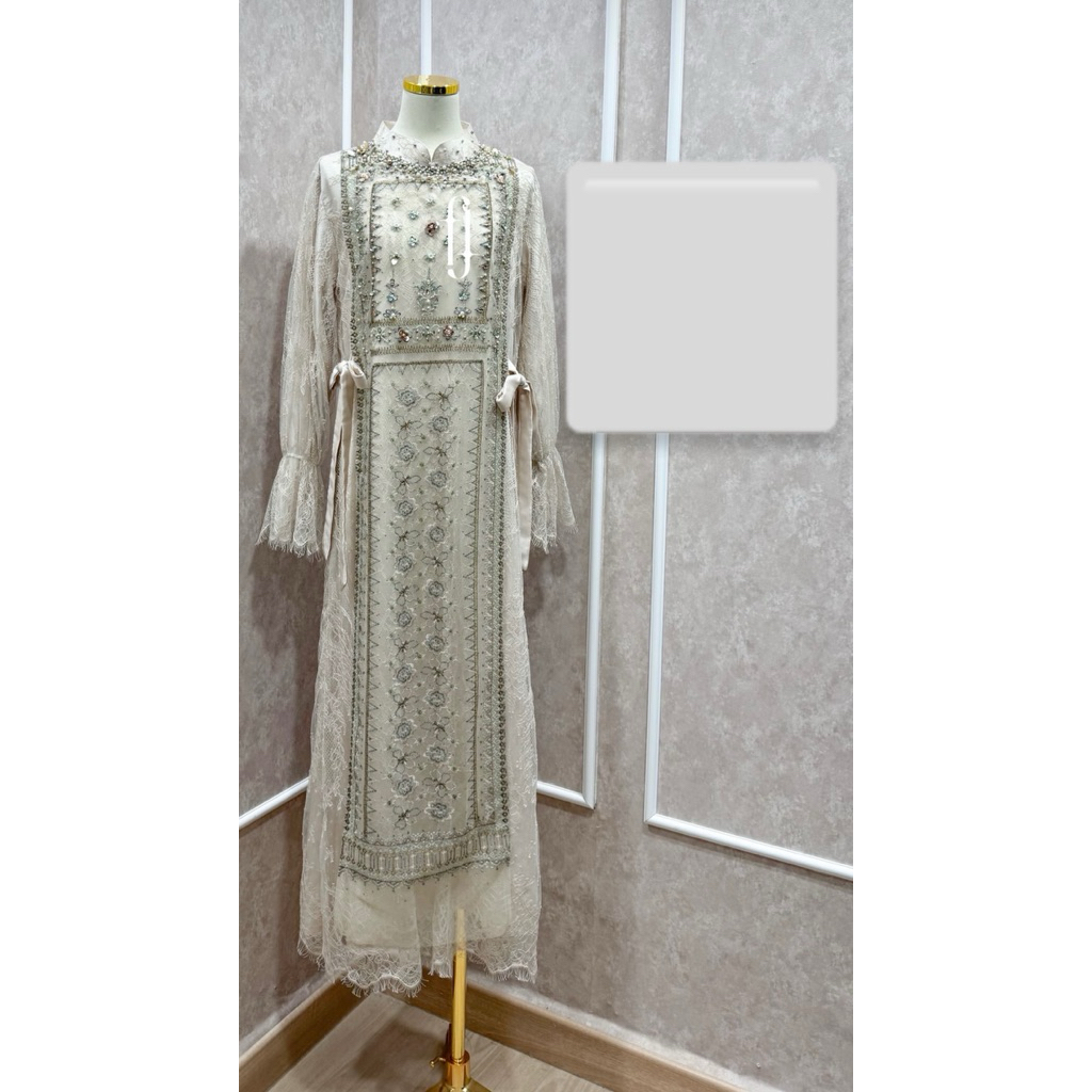 Faramour Dress size M warna sage (NEW)