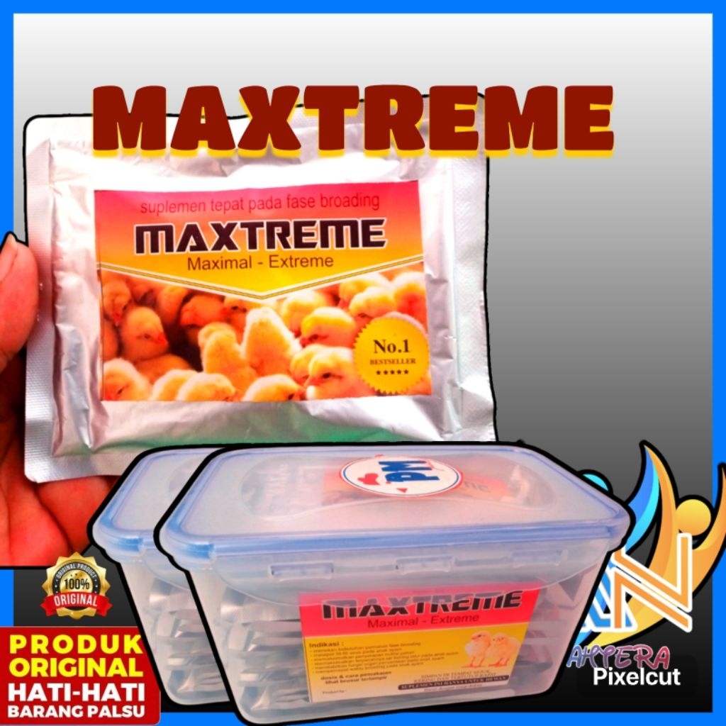 Maxtreme-Suplemen Promotor Fase Brooding Ayam DOC