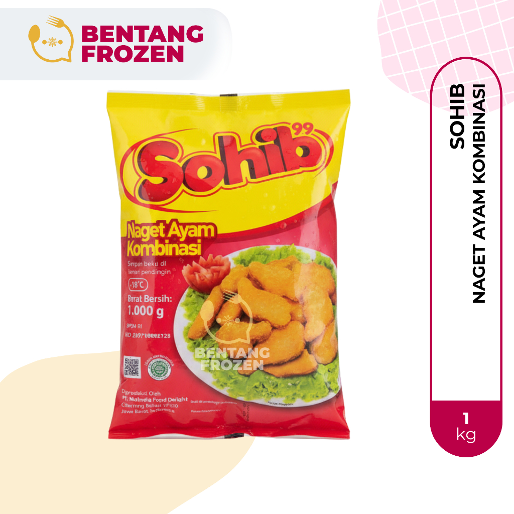 

Sohib Nugget Ayam Kombinasi 1kg / Naget Ayam