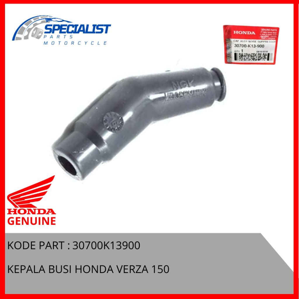 Kepala Busi Honda Verza 150 Kode Parts 30700K13900 Ori Ahm