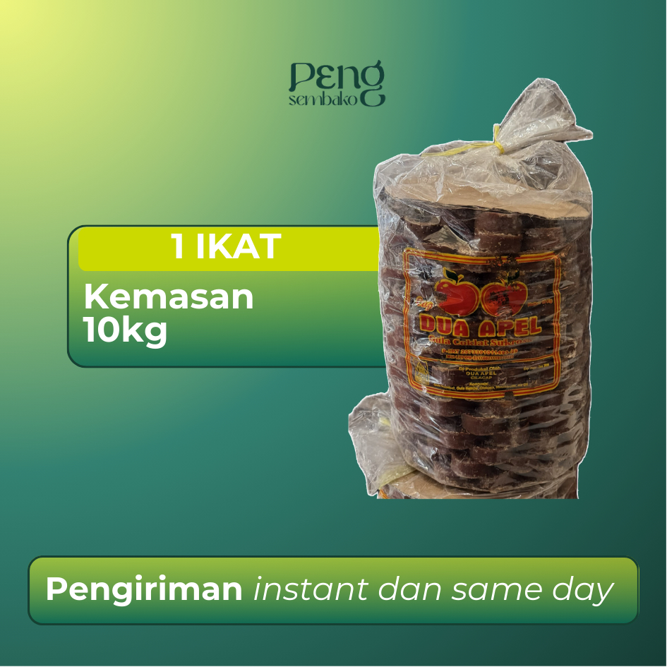 

DUA APEL Gula Merah Koin (10kg)