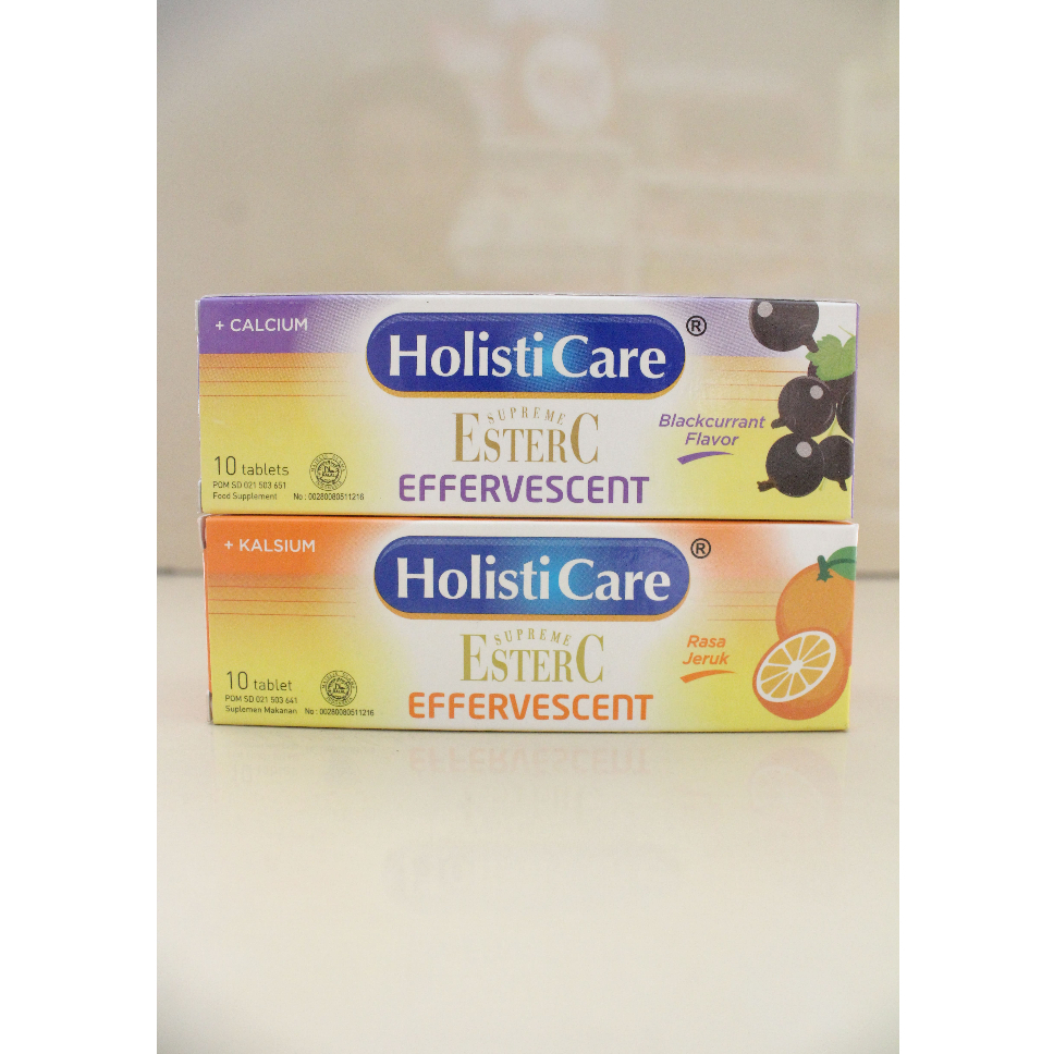 HolistiCare Ester C Effervescent Rasa Jeruk dan Anggur