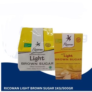

Ricoman Light Brown Sugar 500gr / 1 kg