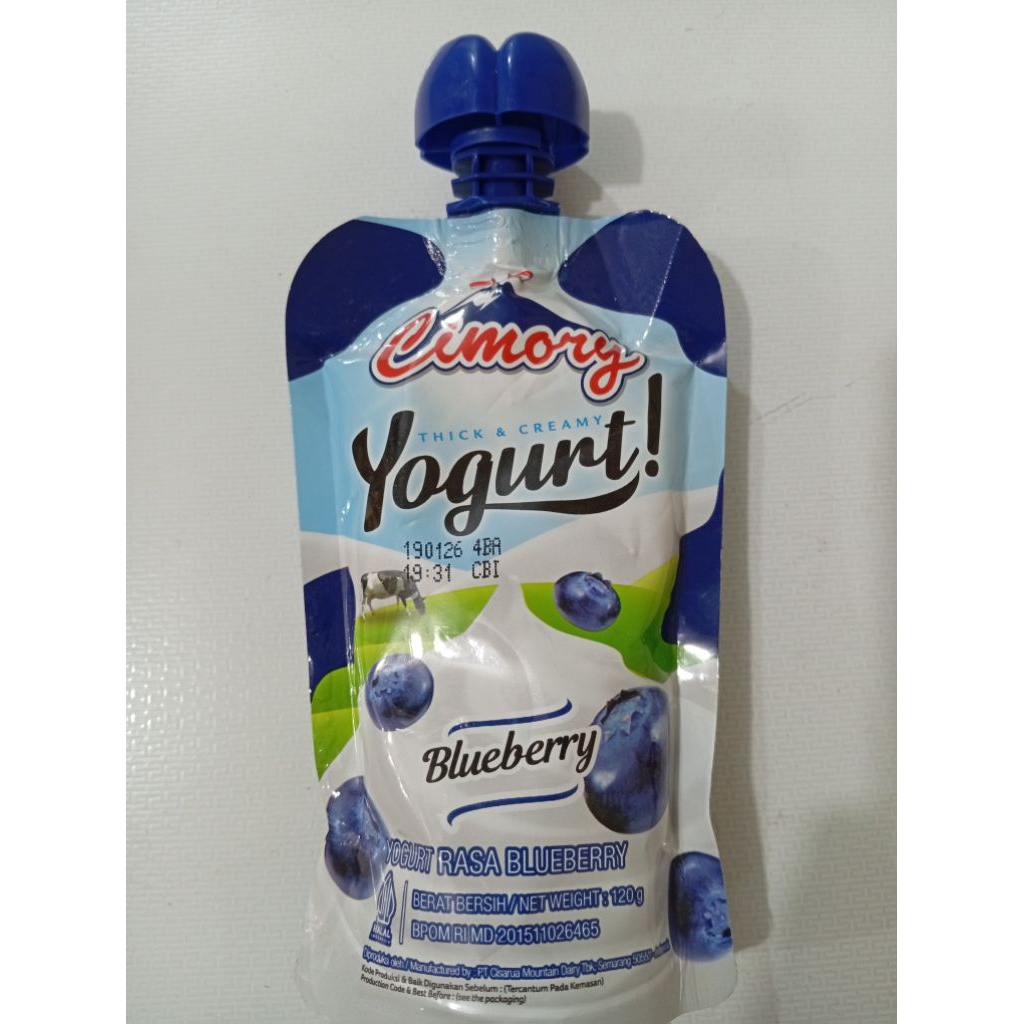 Cimory Squeeze Blueberry 120g