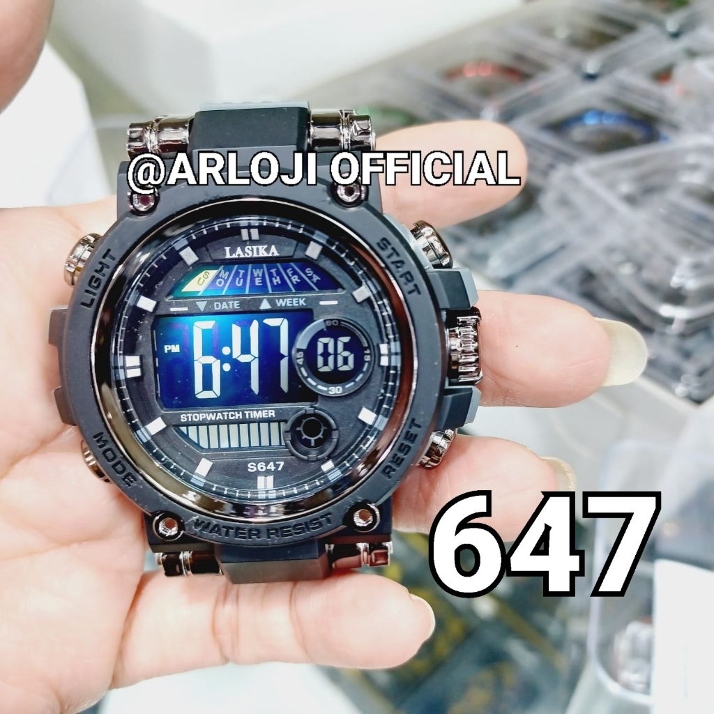 Jam tangan Jumbo pria wanita Anti air incloude Box