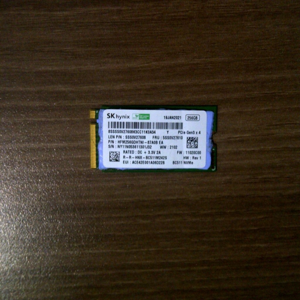 SSD SK HYNIX 256GB M.2 NVME 2242