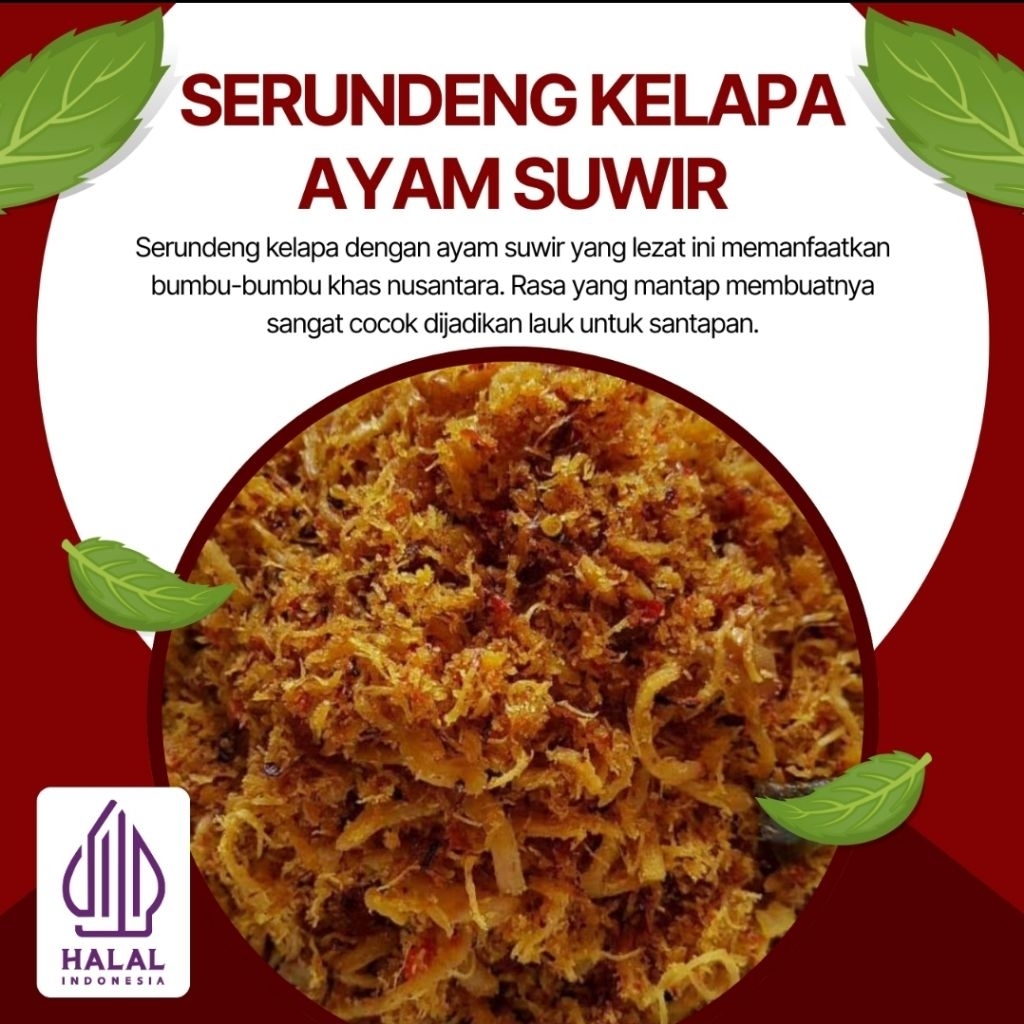 Serundeng Kelapa Ayam Suwir by Bunda Anna Serundeng Kelapa Serundeng Ayam Suwir Serundeng Khas Pantu