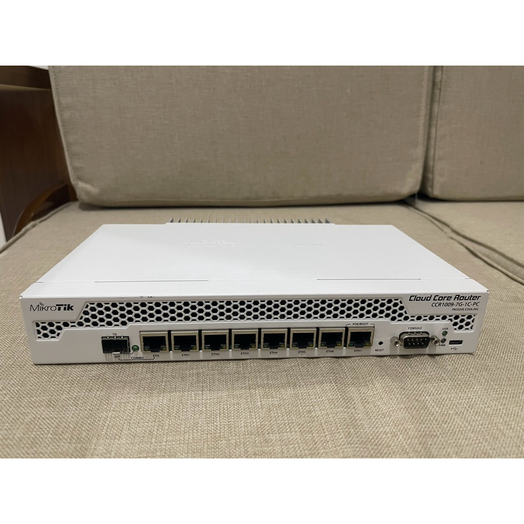 mikrotik ccr 1009-7G-1C-PC mikrotik bekas mikrotik seken mikrotik second mikrotik routerboard bekas 