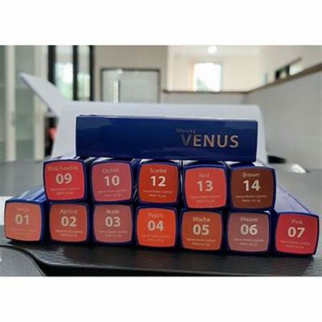 Marcks Venus Valvet Matte Lipstik Exp Bulan 10//2025 All-varian