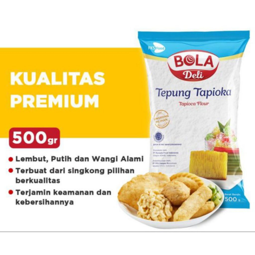 

Bola Deli Tepung Sagu Tapioka 500gr