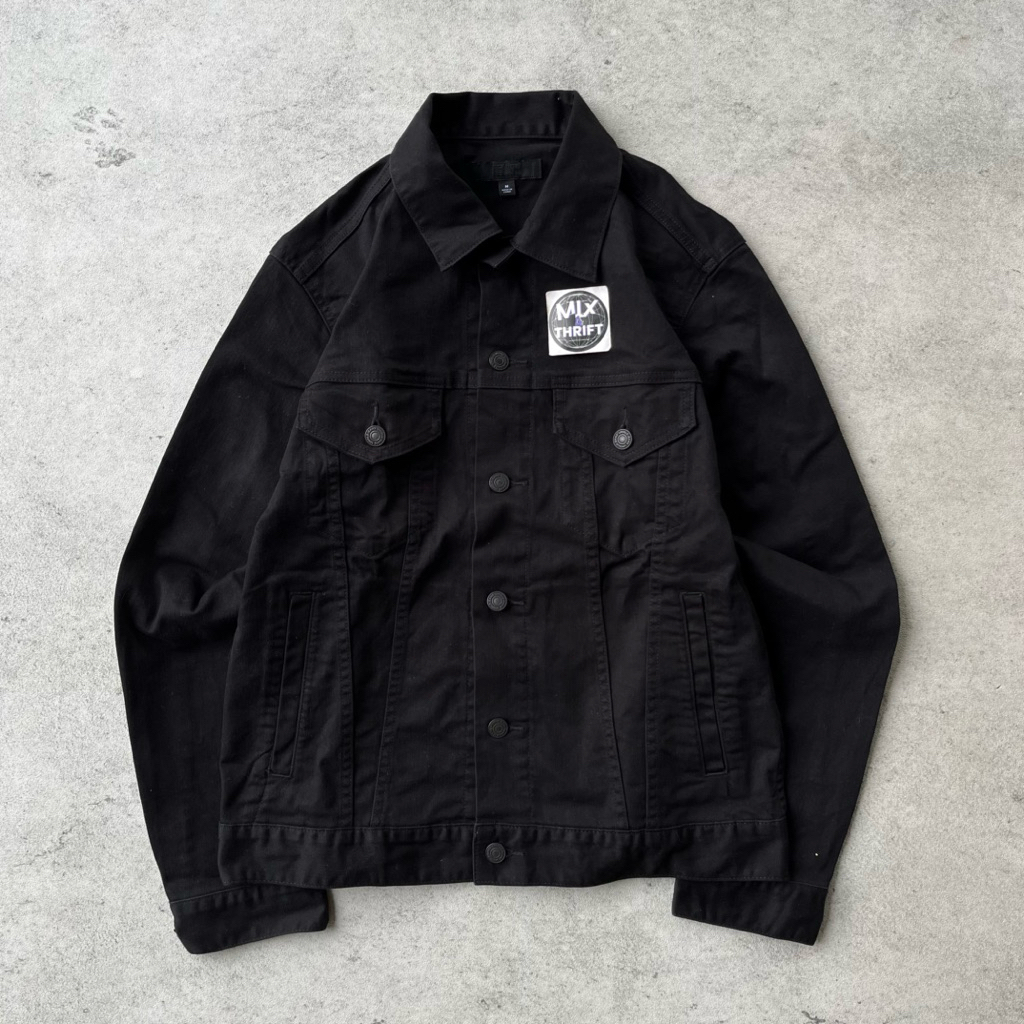 Uniqlo trucker jacket | jaket jeans second | jaket uniqlo second