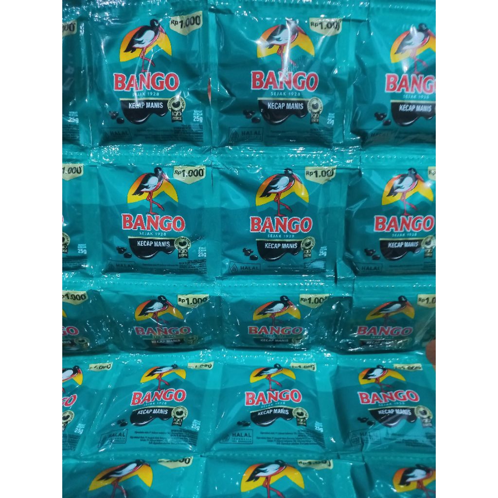 

Kecap bango renteng, per renteng isi 12
