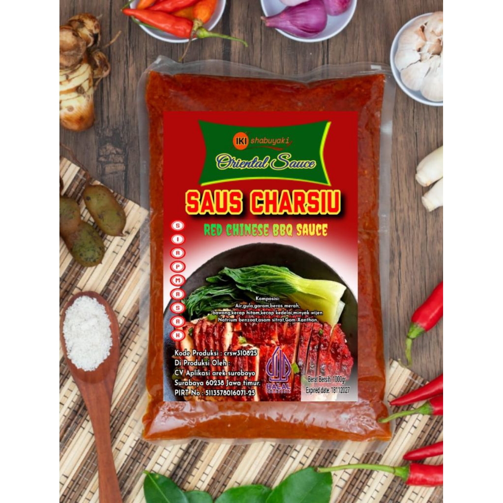 

NEW! saus Charsiu 1kg halal | chinese bbq sauce | saus bbq | saus charsiu