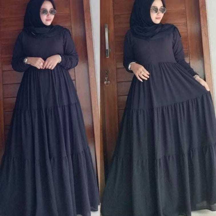 GAMIS CANDA REMPEL 3 SUSUN//GAMIS CANDA 3 SUSUN//GAMIS JUMBO TERBARU