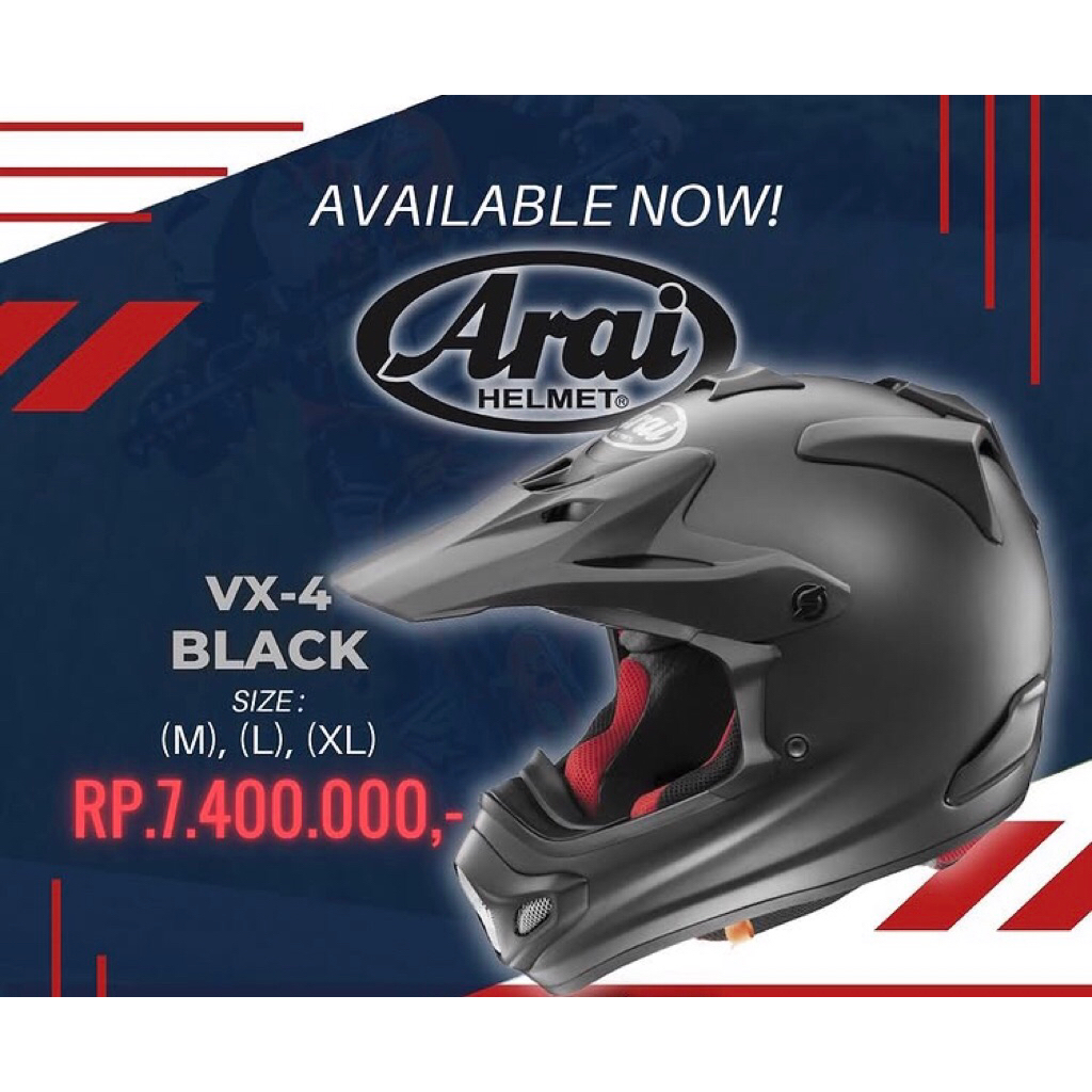 helm arai VX-4 black