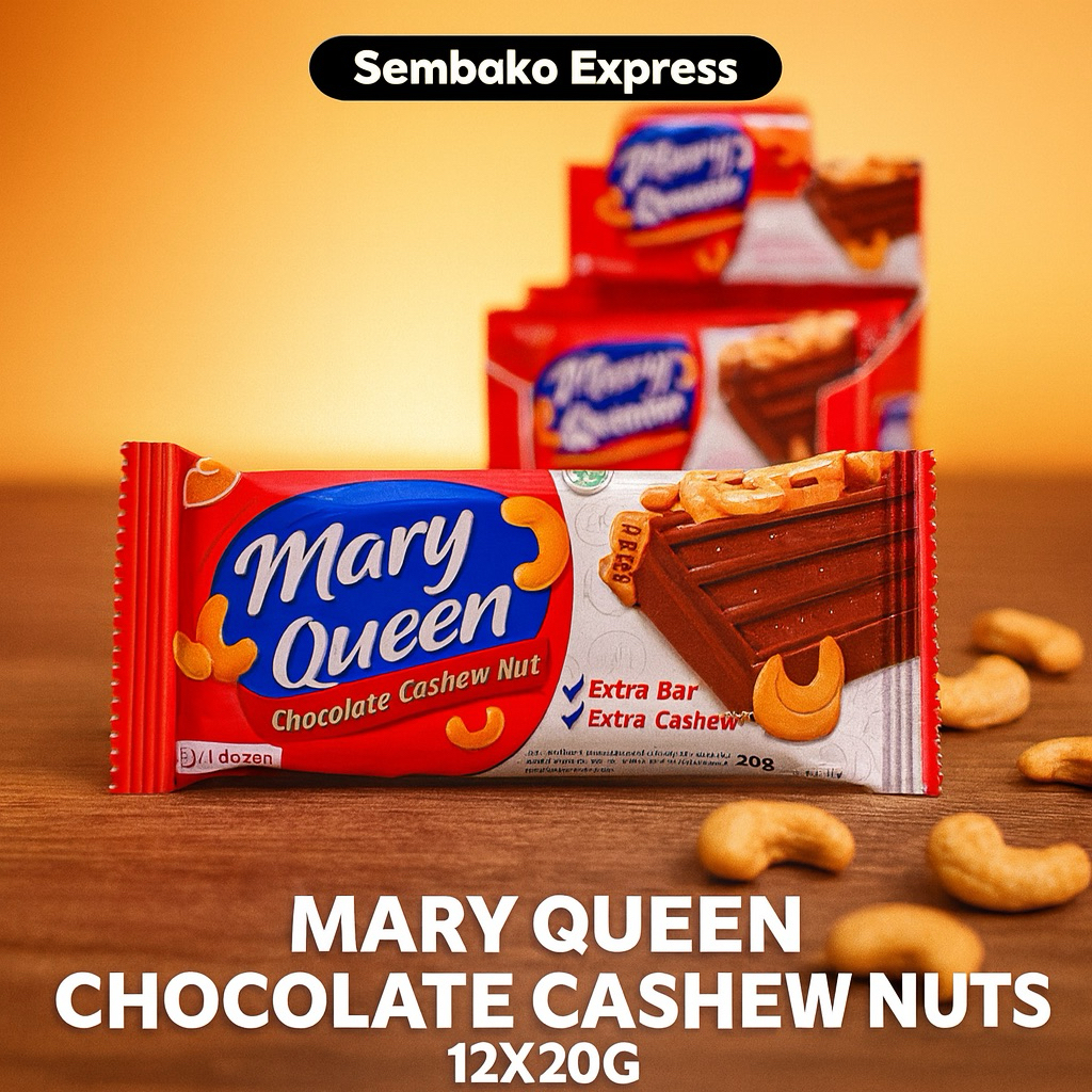 

Mary Queen Chocolate Cashew Nut 12 x 20g