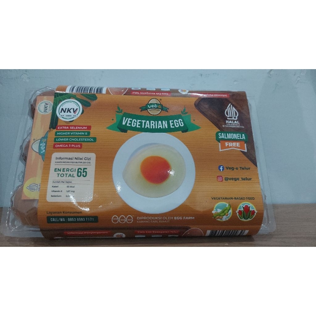

Telur Vegetarian 30 Butir