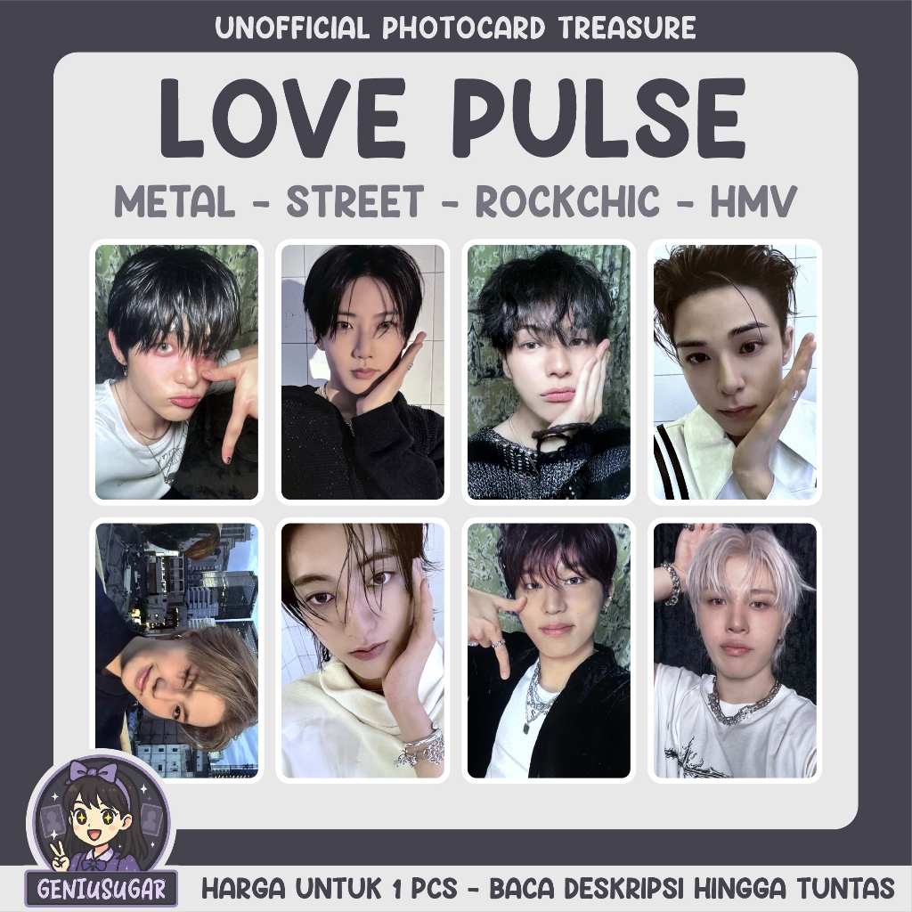 [TREASURE] LOVE PULSE UNOFFICIAL PHOTOCARD