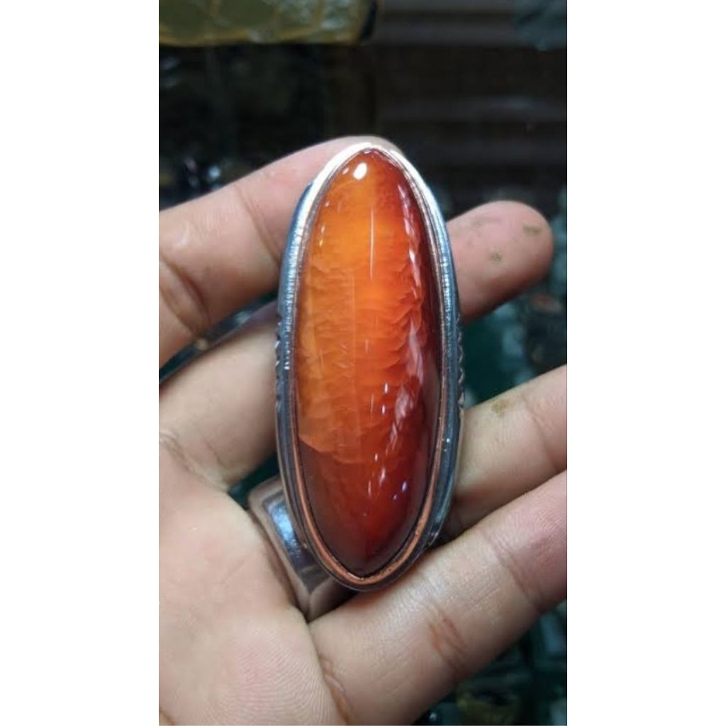 batu akik pandan nanas merah