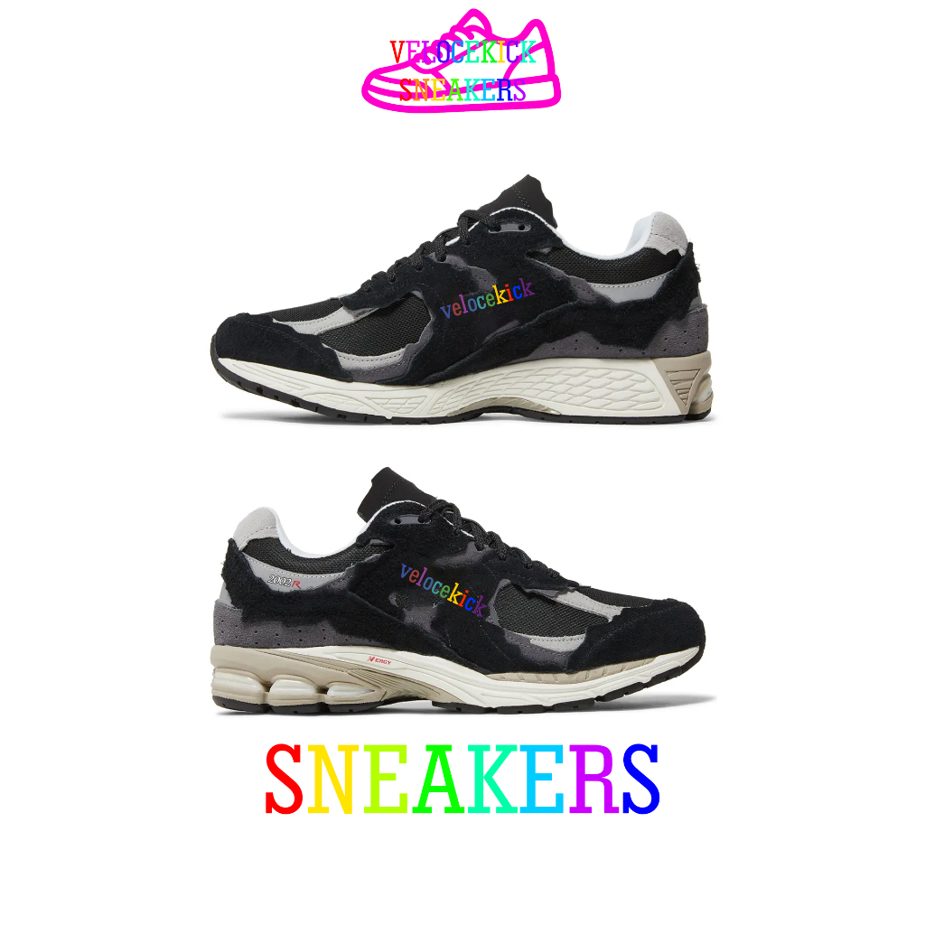 SNEAKERS 2002R Black Grey VELOCEKICK