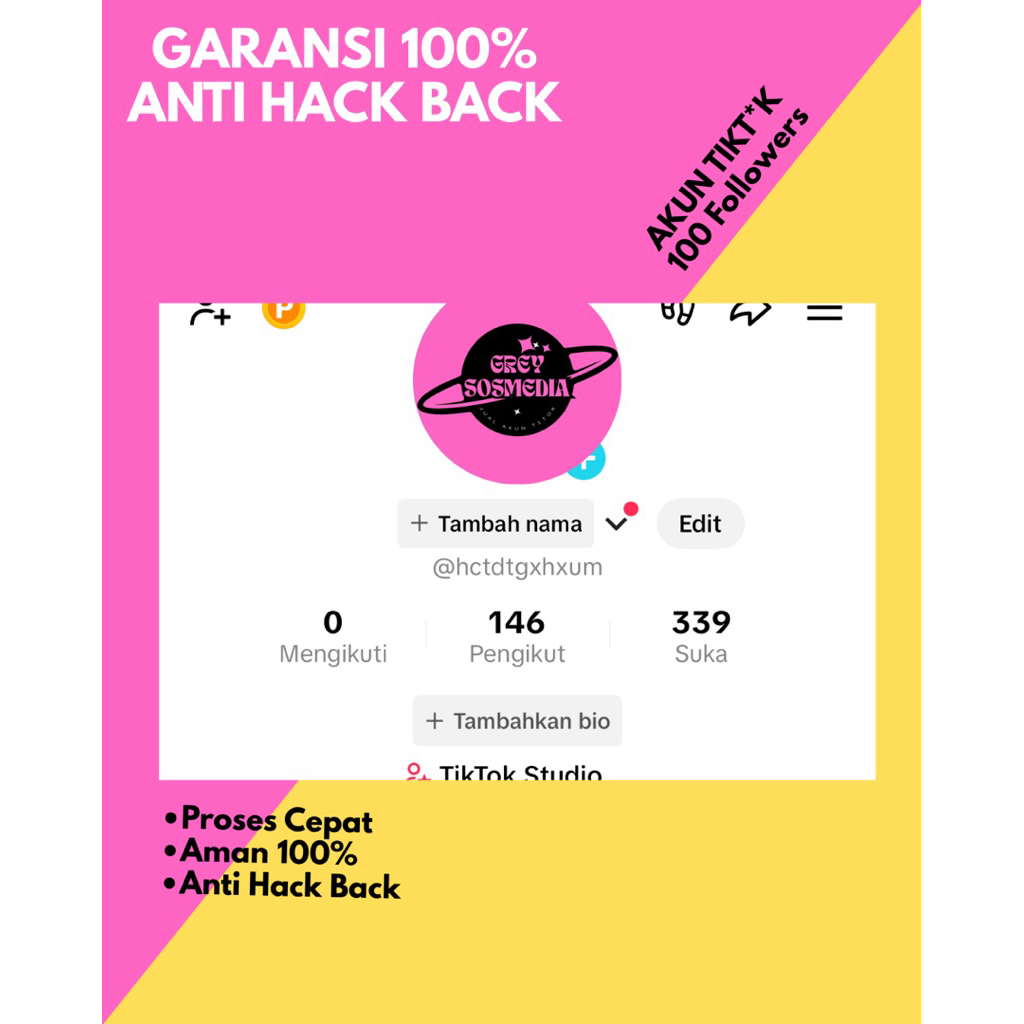 Akun Tiktok Followers Real Indo Hasil Fyp 100 Followers