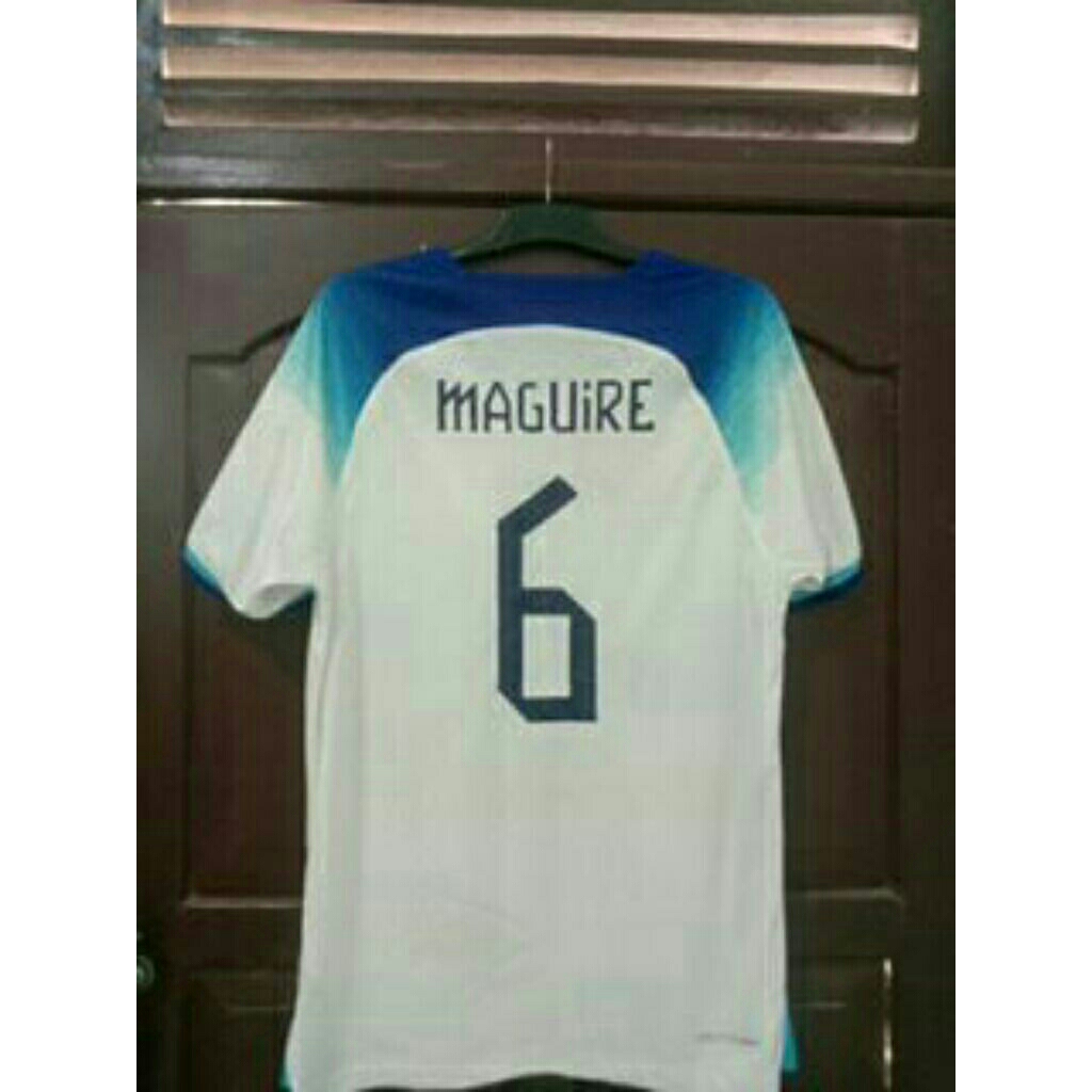 JERSEY ENGLAND WC 22 PLAYER ISSUE #6 MAGUIRE