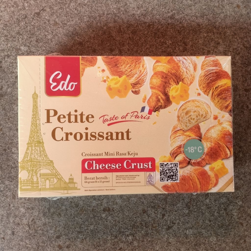 

Edo Petit Croissant Cheese Crust 66 gram