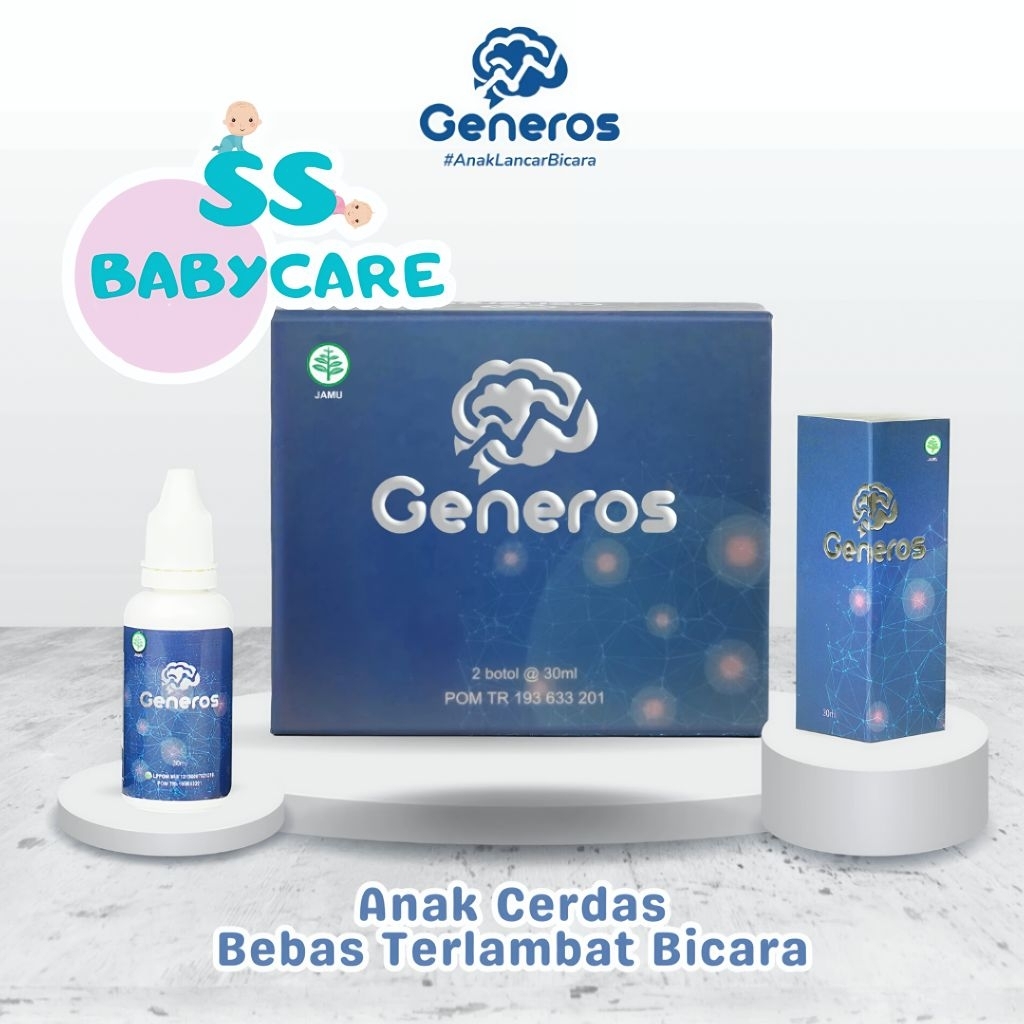 Generos Multivitamin Nutrisi Otak Anak Atasi Speech Delay - Vitamin Kecerdasan Otak Anak