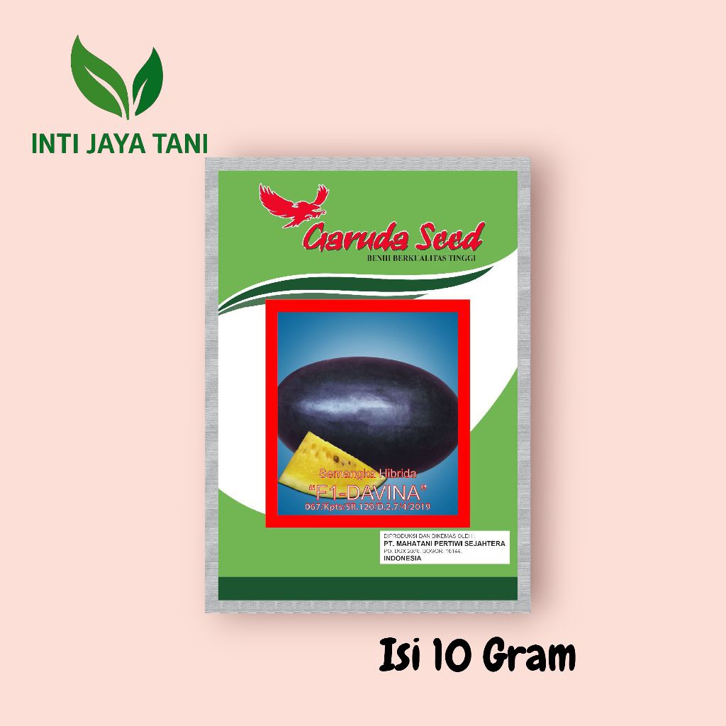 Benih Semangka Inul Kuning Davina 10 Gram - Bibit Semangka Kuning Hibrida
