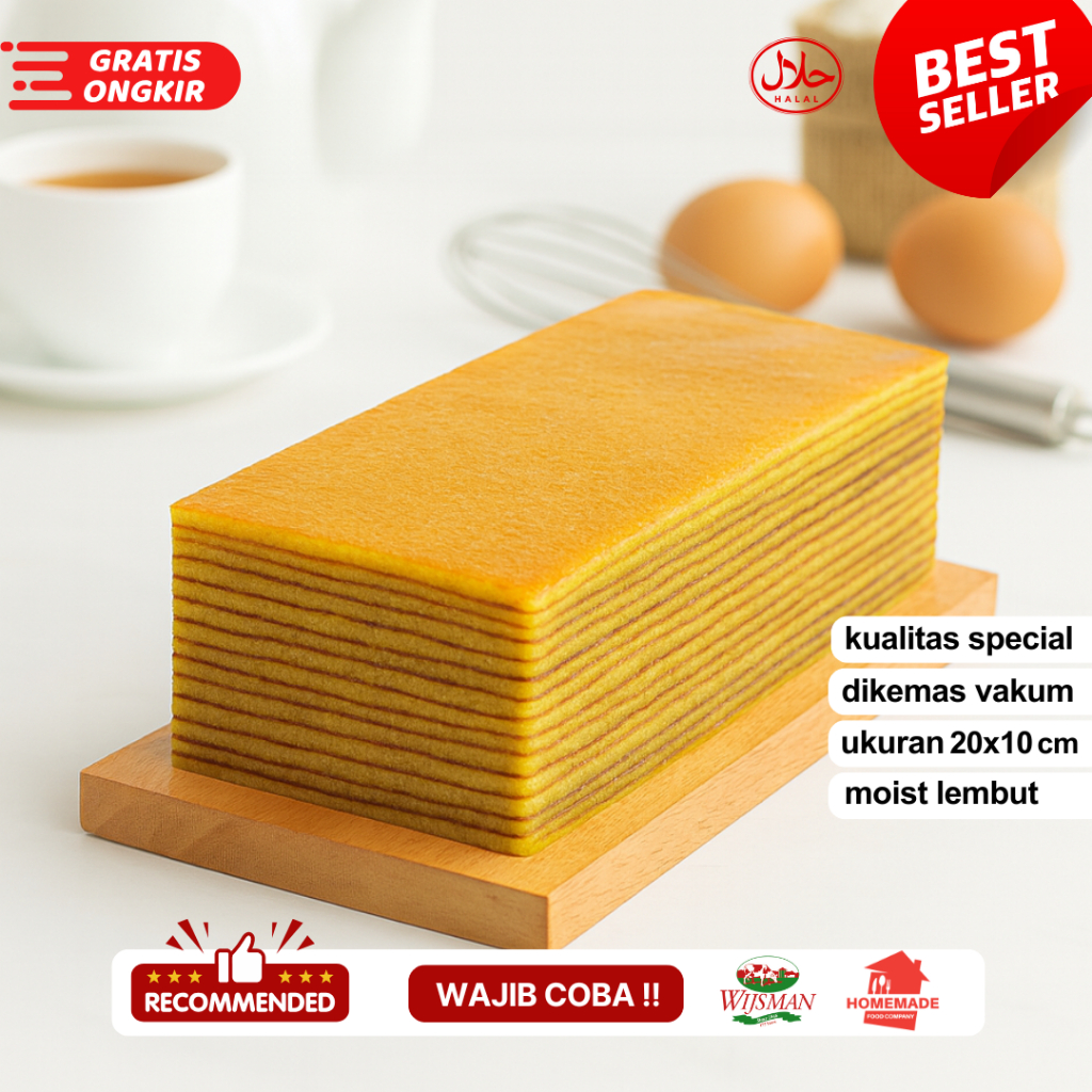 

LAPIS LEGIT POLOS SPECIAL WIJSMAN 20x10 cm kue food cemilan enak