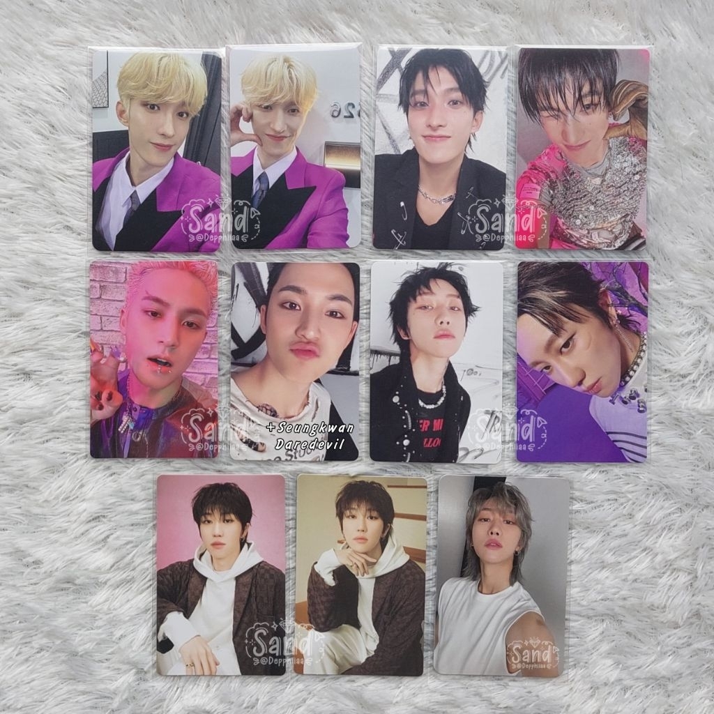 [READY STOCK] Photocard PC SEVENTEEN DK Mingyu The 8 STF Carver Daredevil New Burstday TC Caratland 