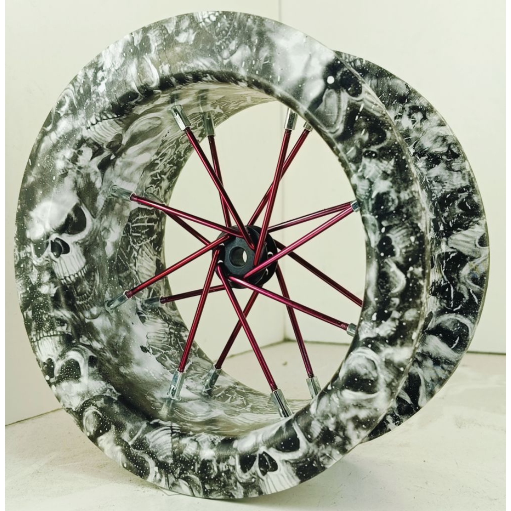 4 INC BLADU RACING WTP CARBON MOTIF TENGKORAK