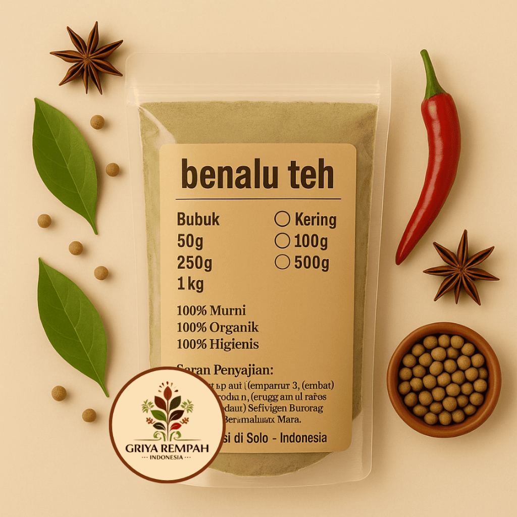 

BENALU TEH BUBUK 250 GRAM Premium – Ramuan Rempah Minuman Herbal Jamu Tradisional Kering Simplisia Scurrula atropurpurea